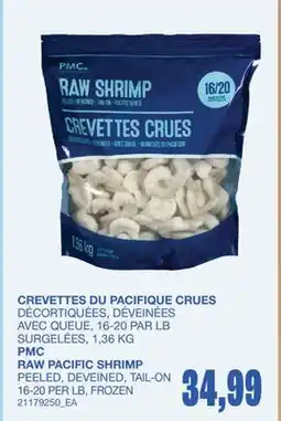 Wholesale Club CREVETTES DU PACIFIQUE CRUES DÉCORTIQUÉES, DÉVEINÉES AVEC QUEUE, 16-20 PAR LB offer