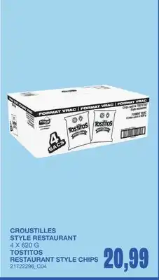 Wholesale Club CROUSTILLES STYLE RESTAURANT offer