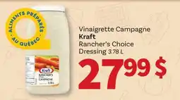 Wholesale Club VINAIGRETTE CAMPAGNE KRAFT offer