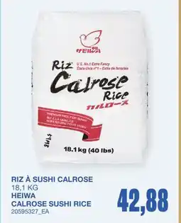 Wholesale Club RIZ À SUSHI CALROSE offer