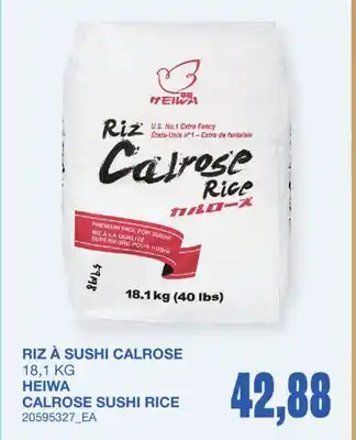 Wholesale Club RIZ À SUSHI CALROSE offer