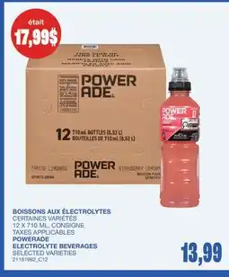 Wholesale Club BOISSONS AUX ÉLECTROLYTES offer