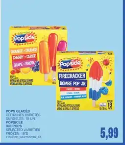 Wholesale Club POPS GLACÉS, 18 UN offer