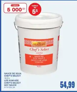 Wholesale Club SAUCE DE SOJA CHEF'S SELECT offer