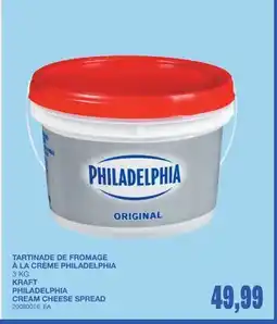 Wholesale Club TARTINADE DE FROMAGE À LA CRÈME PHILADELPHIA offer