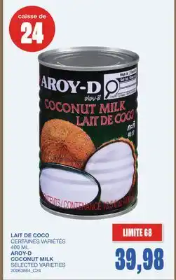 Wholesale Club Lait de coco offer