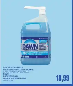 Wholesale Club SAVON À VAISSELLE PROFESSIONNEL AVEC POMPE offer