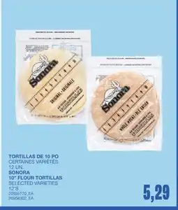 Wholesale Club TORTILLAS DE 10PO, 12UN offer