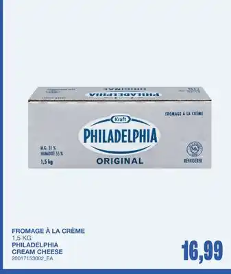 Wholesale Club FROMAGE À LA CRÈME offer