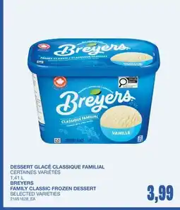 Wholesale Club DESSERT GLACÉ CLASSIQUE FAMILIAL offer