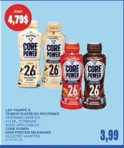 Wholesale Club LAIT FRAPPÉ À TENEUR ÉLEVÉE EN PROTÉINES offer