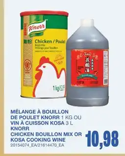Wholesale Club MÉLANGE À BOUILLON DE POULET, 1 KG OU VIN À CUISSON, 3 L offer