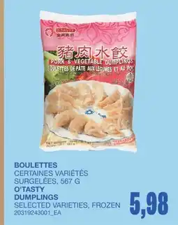 Wholesale Club BOULETTES offer
