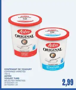 Wholesale Club CONTENANT DE YOGOURT, 750G offer