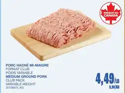 Wholesale Club PORC HACHÉ MI-MAIGRE offer