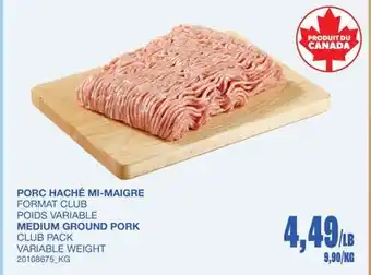 Wholesale Club PORC HACHÉ MI-MAIGRE offer