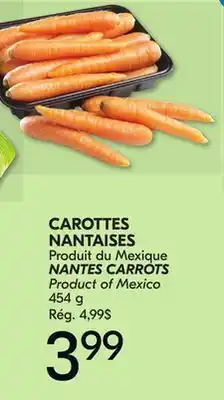 IGA NANTES CARROTS offer