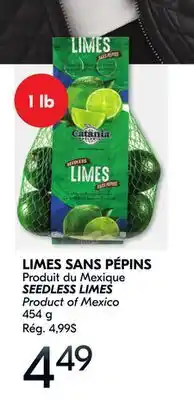 IGA SEEDLESS LIMES offer