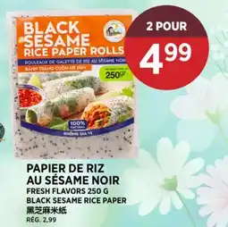 Kim Phat FRESH FLAVORS BLACK SESAME RICE PAPER offer