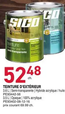 Matério TEINTURE D'EXTÉRIEUR SICO offer