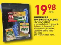Matério ENSEMBLE DE PINCEAUX ET ROULEAUX BENNETT offer