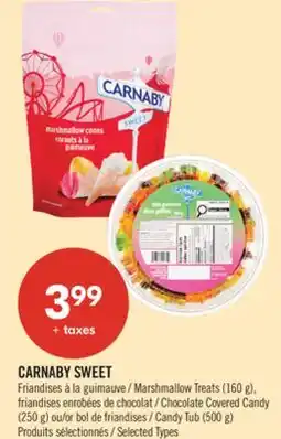 Pharmaprix Carnaby Sweet Marshmallow Treats (160 g), Chocolate Covered Candy (250 g) or Candy Tub (500 g) offer