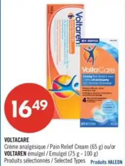 Pharmaprix VOLTACARE Pain Relief Cream (65 g) VOLTAREN Emulgel (75 g - 100 g) offer