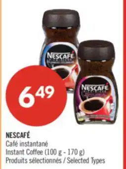 Pharmaprix NESCAFÉ Instant Coffee (100 g - 170 g) offer