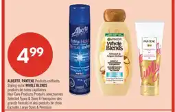 Pharmaprix Alberto, Pantene Styling Products or Whole Blends Hair Care Products offer