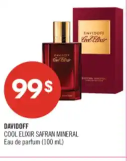 Pharmaprix DAVIDOFF COOL ELIXIR SAFRAN MINERAL Eau de parfum offer