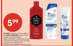 Pharmaprix OLD SPICE Shampoo (400 mL) or HEAD & SHOULDERS Hair Care Products offer
