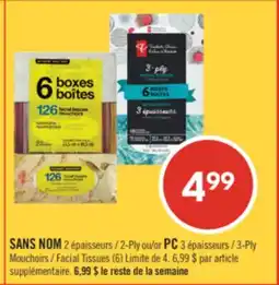 Pharmaprix NO NAME Mouchoirs / Facial Tissues offer