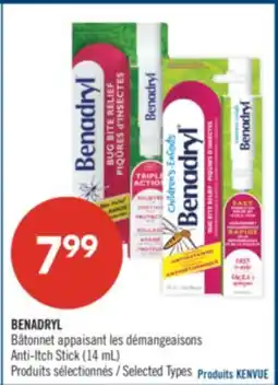 Pharmaprix BENADRYL Anti-Itch Stick (14 mL) offer