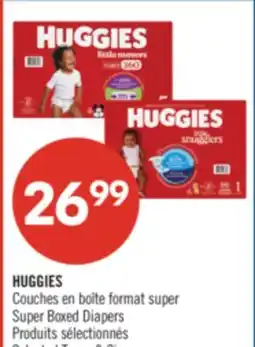 Pharmaprix HUGGIES Super Boxed Diapers offer