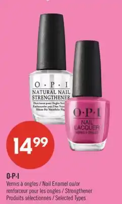 Pharmaprix O∙P∙I Nail Enamel or Strengthener offer