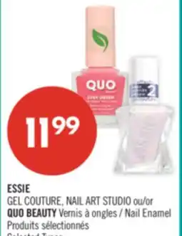 Pharmaprix ESSIE GEL COUTURE, NAIL ART STUDIO or QUO BEAUTY Nail Enamel offer