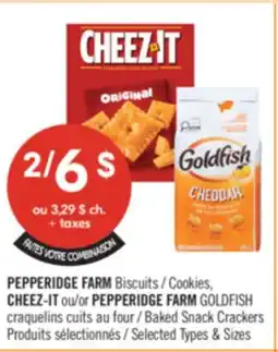 Pharmaprix Pepperidge Farm Cookies, Cheez-It or Goldfish Baked Snack Crackers offer