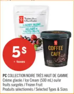 Pharmaprix PC Black Label Premium Ice Cream (500 mL) or Frozen Fruit offer