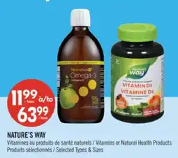 Pharmaprix NATURE'S WAY Vitamins or Natural Health offer