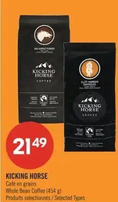 Pharmaprix KICKING HORSE Whole Bean Coffee offer