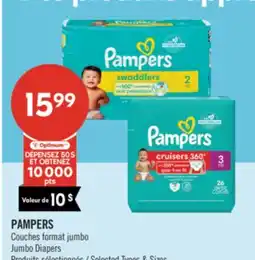 Pharmaprix PAMPERS Jumbo Diapers offer