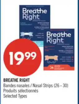 Pharmaprix BREATHE RIGHT Nasal Strips offer
