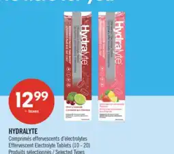 Pharmaprix HYDRALYTE Effervescent Electrolyte Tablets offer