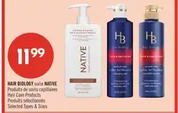 Pharmaprix HAIR BIOLOGY or NATIVE Hair Care Products offer