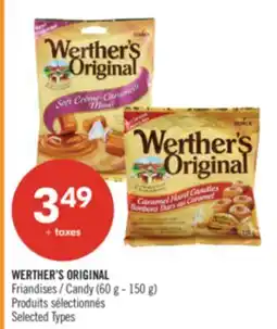 Pharmaprix WERTHER'S ORIGINAL Candy (60 g - 150 g) offer