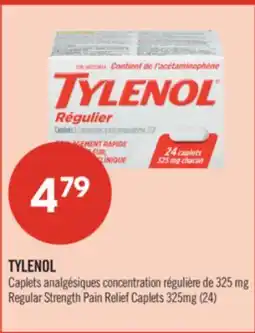 Pharmaprix TYLENOL Regular Strength Pain Relief Caplets 325mg offer