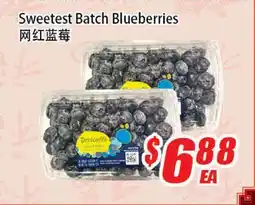 WinCo Food Mart Sweetest Batch Blueberries offer