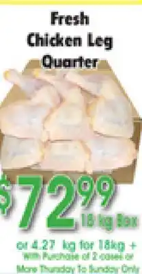 Danforth Food Market Fresh Chicken Leg Quarter offer