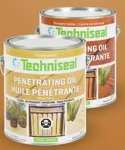 Canac PENETRATING OIL OUTDOOR WOOD STAIN 3.78 L NATURAL AND COLOURS offer