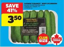 Real Canadian Superstore FARMER'S MARKET MINI CUCUMBERS offer